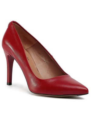 Nizki čevlji s peto z visoko peto R.polański rdeča