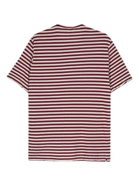 Bavlněné lněné tričko Massimo Alba
