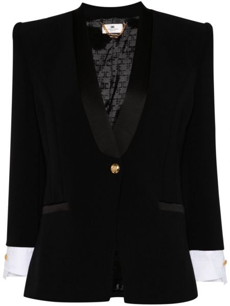 Crepe blazer Elisabetta Franchi sort