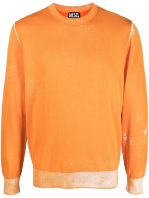 Пуловер Diesel оранжево