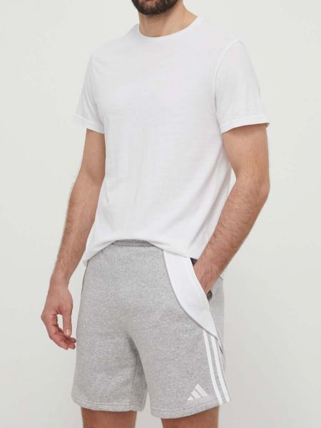 Kratke hlače s melange uzorkom Adidas Performance siva