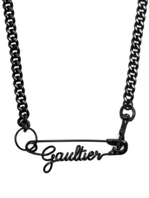 Oversized nyaklánc Jean Paul Gaultier - fekete