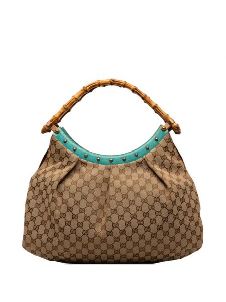 Τσάντα μπαμπού με καρφιά Gucci Pre-owned