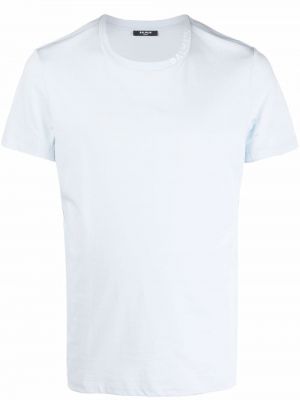 Camiseta con estampado Balmain azul