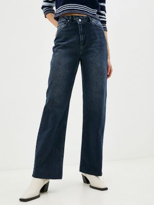 Широкие джинсы Trendyol, синие