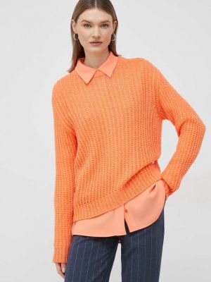 Vlněný svetr Joop! oranžový