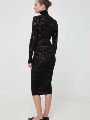 Vlněné mini šaty Liviana Conti černé