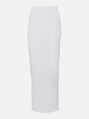 Длинная юбка из джерси Wardrobe.nyc белая