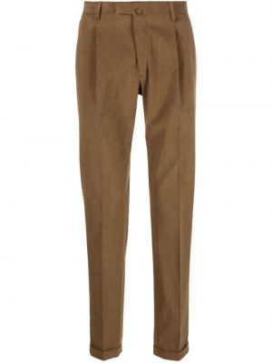 Rovné kalhoty Briglia 1949 hnědé