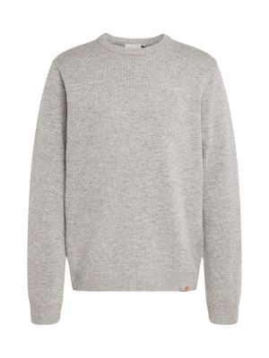 Меланжов пуловер Carhartt Wip сиво