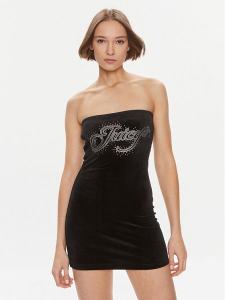 Приталенное платье Juicy Couture черное
