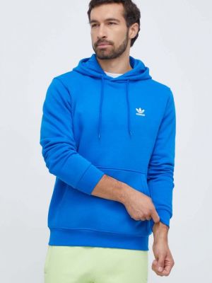 Bluza z kapturem Adidas Originals niebieska