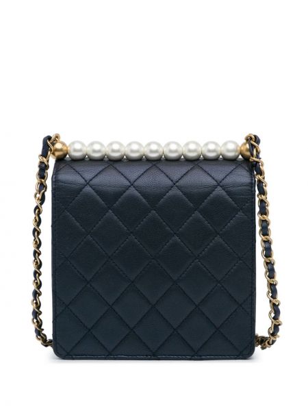 Taška přes rameno s perlami Chanel Pre-owned