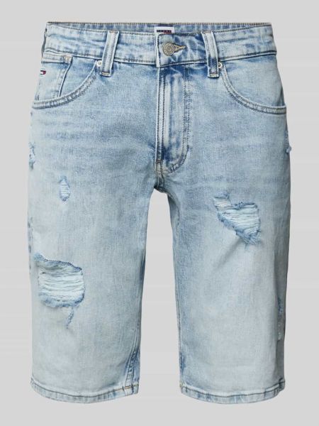 Szorty jeansowe z kieszeniami Tommy Jeans niebieskie