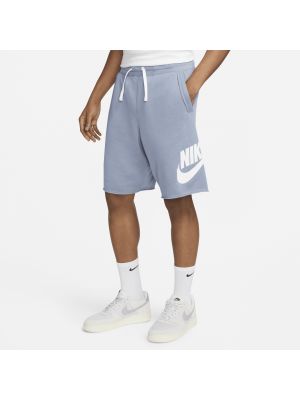 Dzianinowe szorty Nike niebieskie