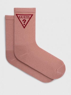 Носки Guess розовые