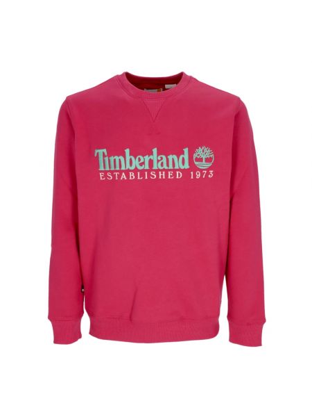 Sweatshirt mit rundhalsausschnitt Timberland pink