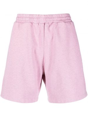 Sportshorts med broderi Msgm rosa