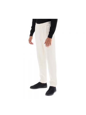Pantalones de chándal Ermenegildo Zegna blanco