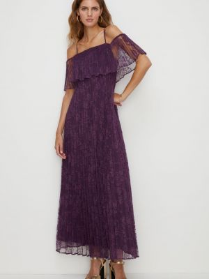 Кружевное романтическое платье Oasis фиолетовое