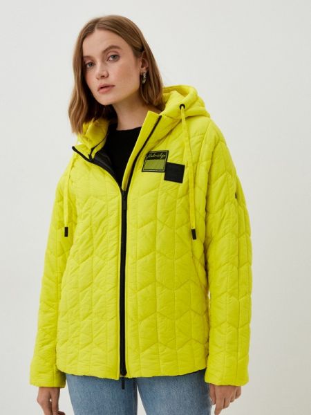 Утепленная демисезонная куртка Helmidge желтая