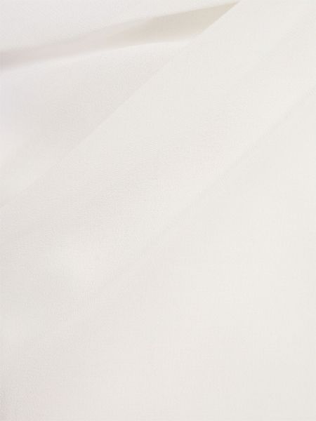 Crop top plasă drapat Jacquemus alb