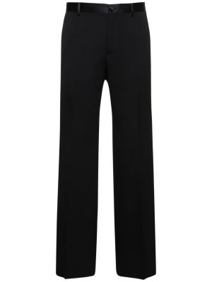 Pantaloni di lana Dolce & Gabbana nero