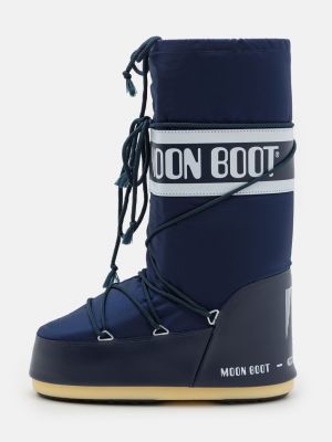Сапоги Moon Boot синие