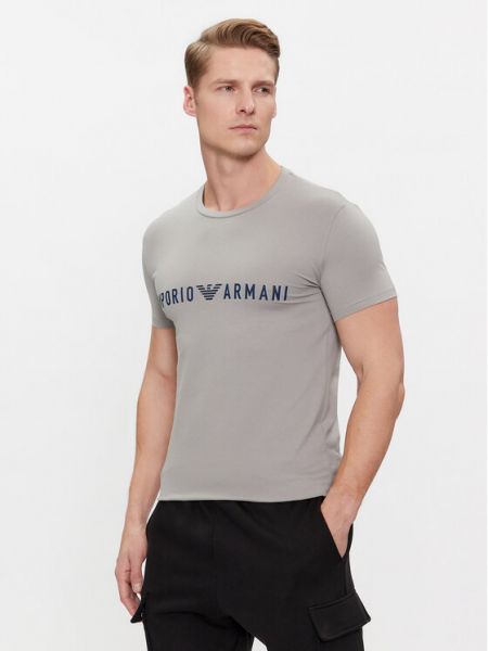 Тениска Emporio Armani Underwear сиво