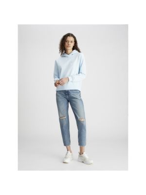 Sudadera con capucha Calvin Klein Jeans azul