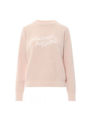 Sweter Maison Kitsune różowy
