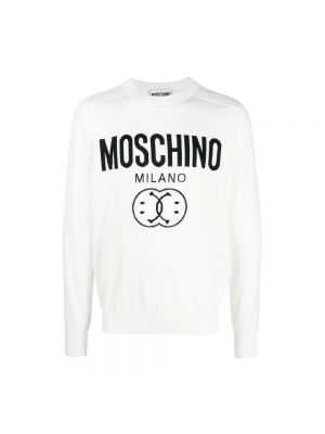 Sweter Moschino biały