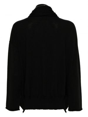 Woll strickjacke mit schleife Pierantoniogaspari schwarz