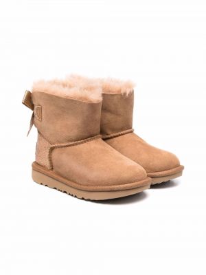 Bue høye flate støvler for jenter Ugg Kids brun