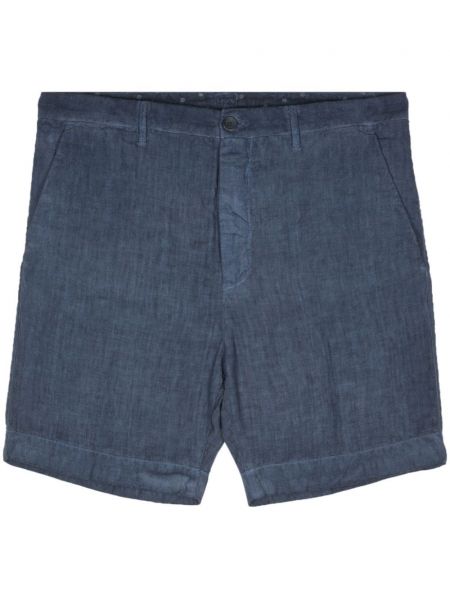 Pantaloni chino de in 120% Lino albastru