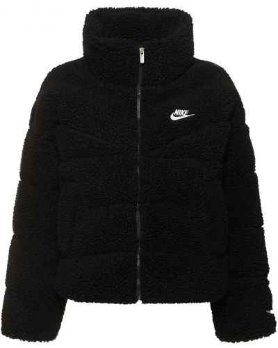 Fleece πουπουλένιο μπουφάν Nike μαύρο