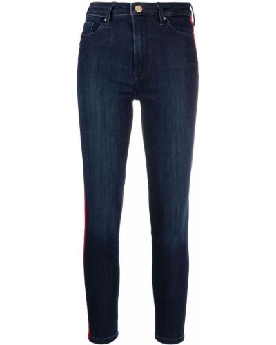 Stripete stretch jeans Tommy Hilfiger blå