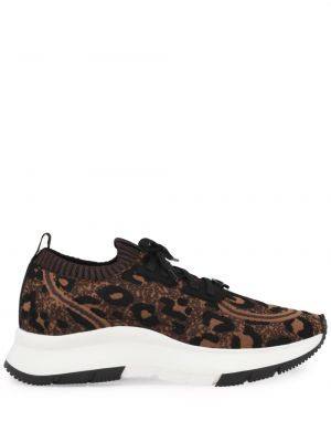 Sneaker mit print mit leopardenmuster Gianvito Rossi braun