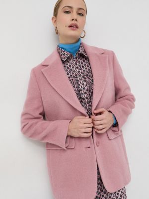 Вълнено палто с изолация Marella розово