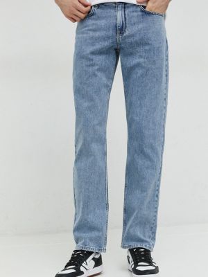 Proste jeansy Karl Lagerfeld Jeans niebieskie