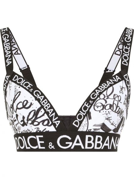 Sujetador con estampado Dolce & Gabbana negro