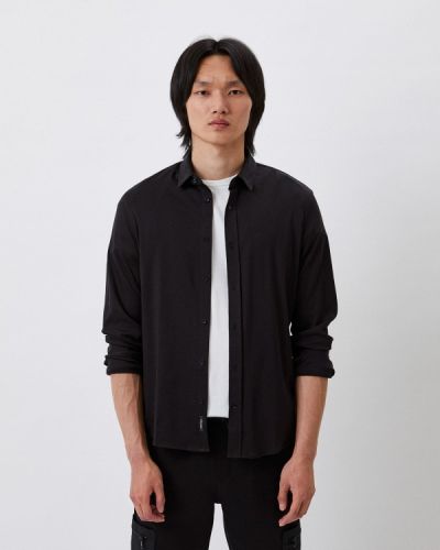 Рубашка с длинным рукавом Calvin Klein, черная