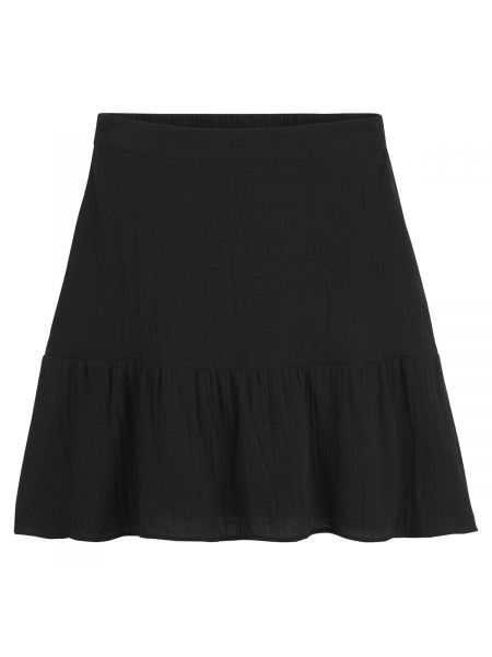 Mini falda de gasa de algodón La Redoute Collections negro