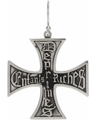 Крестик Enfants Riches Déprimés, серебряный