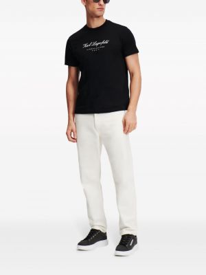 Skinny džíny Karl Lagerfeld bílé