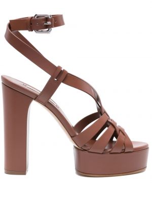 Leder sandale Casadei braun