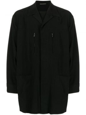 Camicia con cerniera Yohji Yamamoto nero