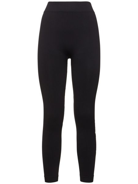 Leggings i jacquard 's Max Mara svart