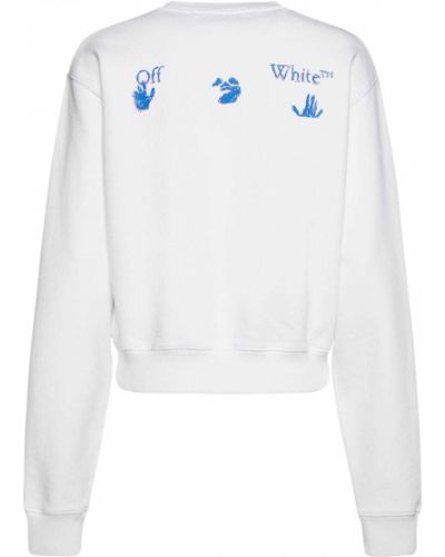 Chemise en jersey col rond Off-white blanc