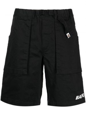 Bermuda kratke hlače z vezenjem A Bathing Ape® črna